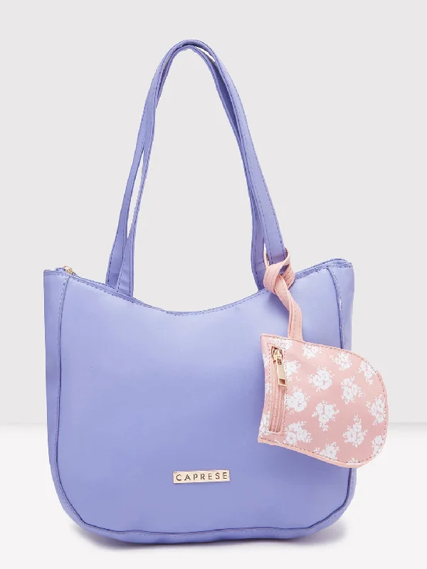 Caprese Pyxis Satchel Medium (E) Lavender