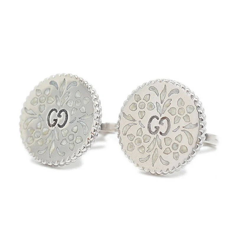 Gucci Icon Bloom Circle Earrings K18WG