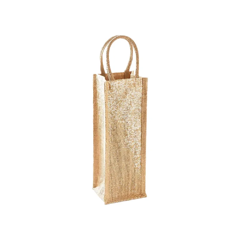 Westford Mill Shimmer Jute Bottle Bag