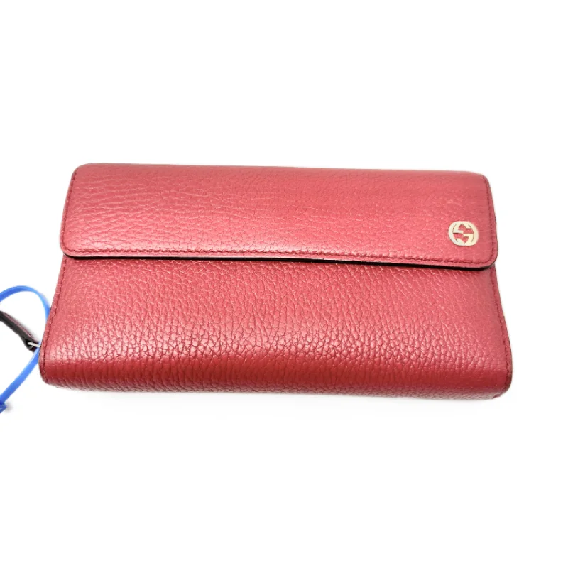 Wallet Luxury Designer By Gucci, Size: Large