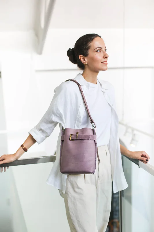 Lilac Small Leather Purse