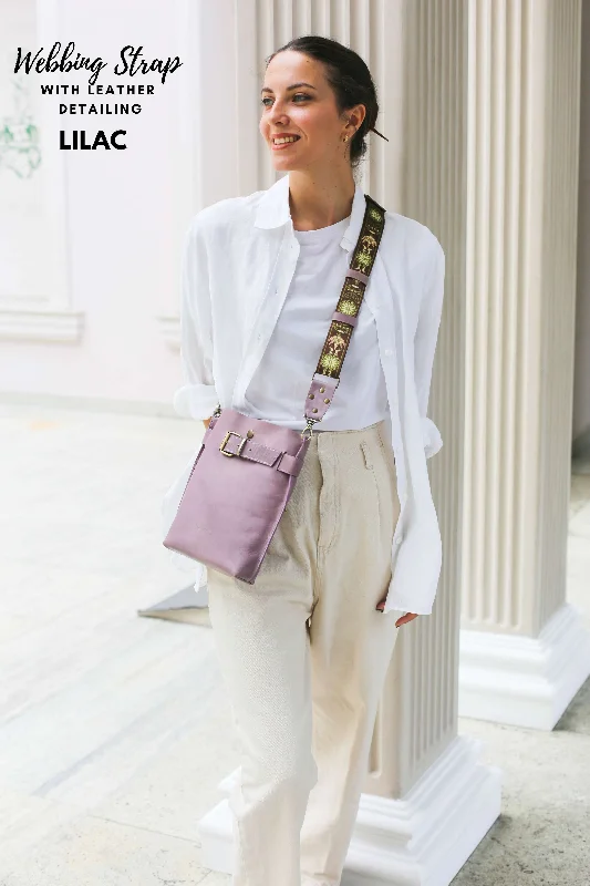 Lilac Small Leather Purse