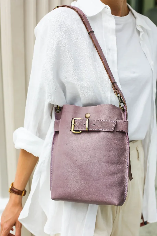 Lilac Small Leather Purse