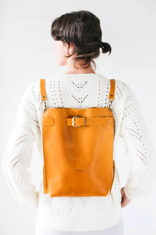 Yellow Medium Leather Bag