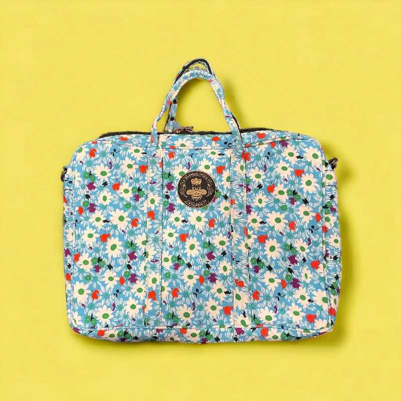 The Flying Flowers Laptop Messenger BeeKeeper Bag