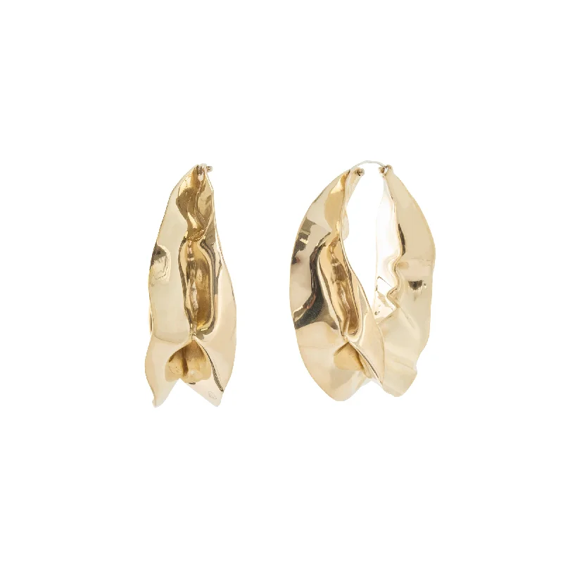 Bellatrix Hoops - Brass