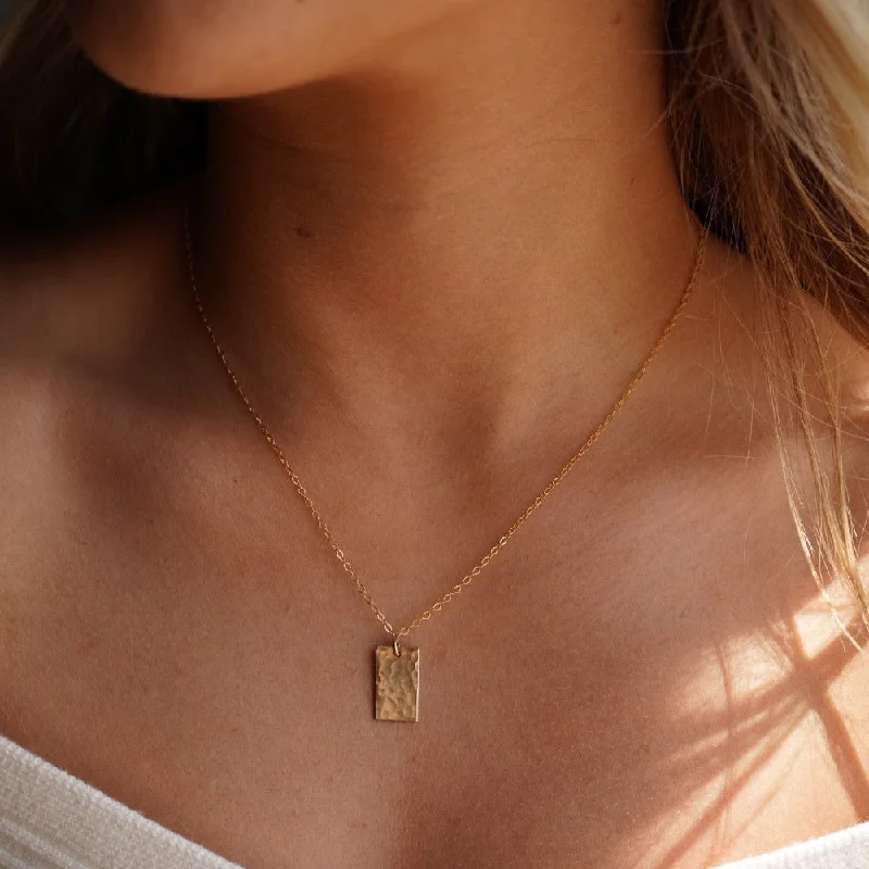 Box Charm Necklace