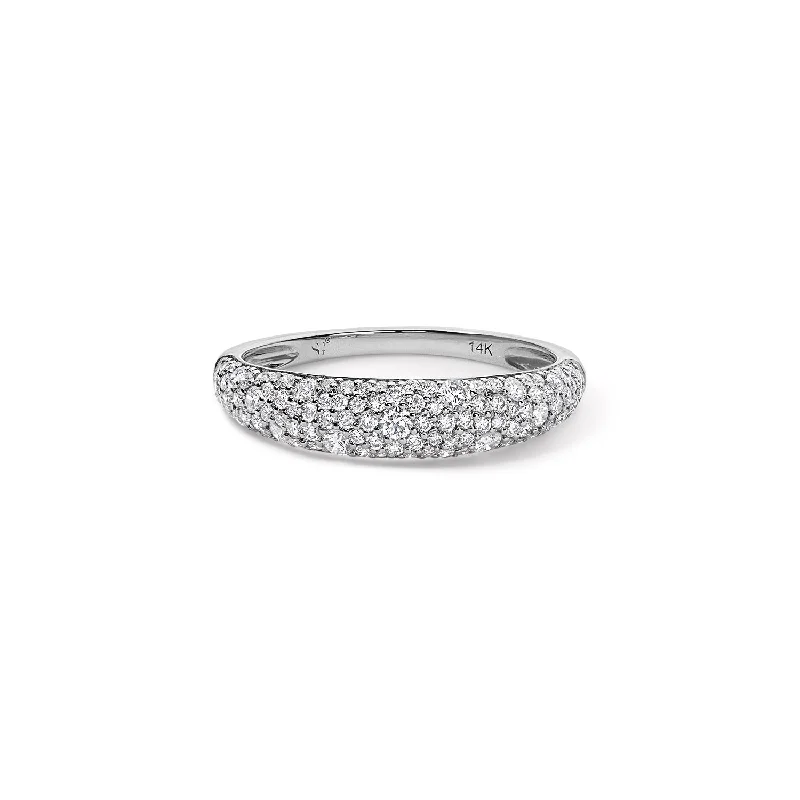 Diamond Pave Stack Ring