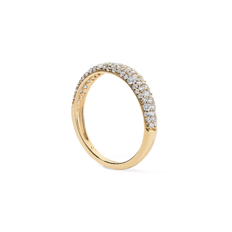 Diamond Pave Stack Ring