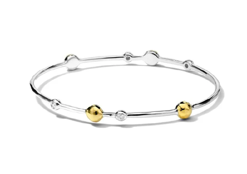 IPPOLITA Stardust Paparazzi Station Bangle with Diamonds