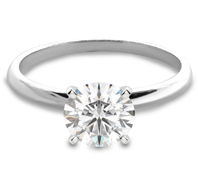 White Gold Solitaire Engagement Ring