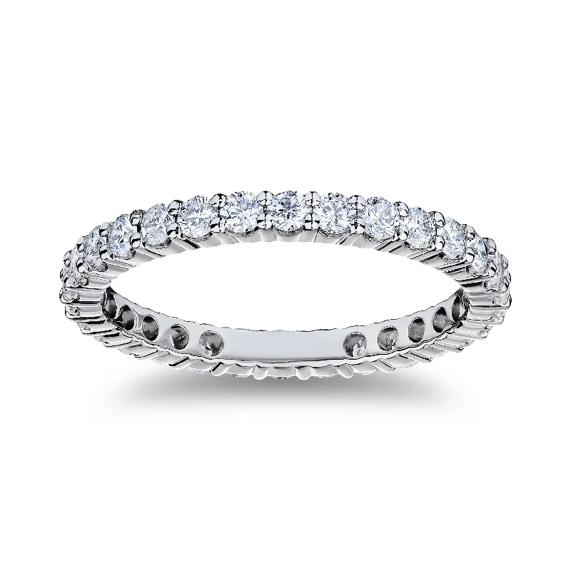 Bremer Jewelry Anniversary/Eternity Diamond Wedding Ring in Platinum (1.11ctw)