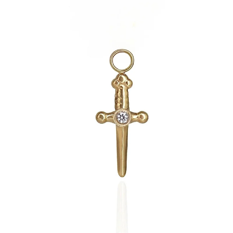 Dagger Clicker Hoop Charm