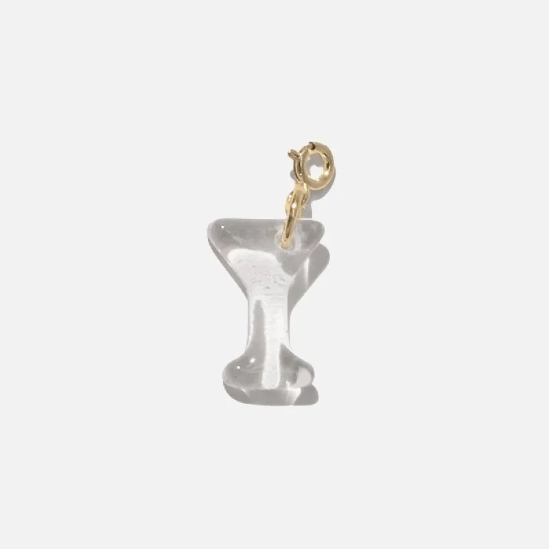 Martini Glass Icon Charm