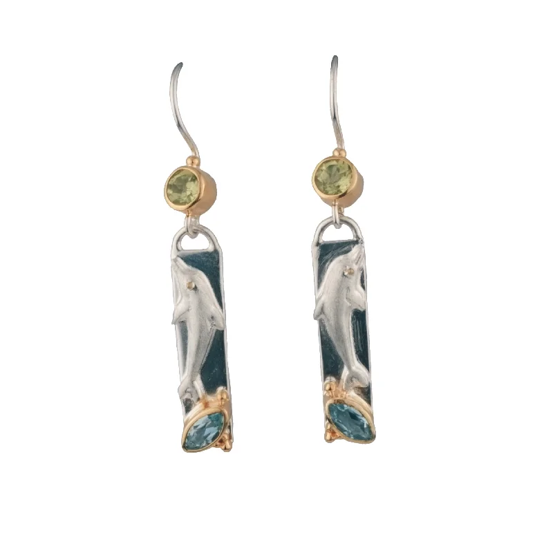 Dolphin Bar Earrings - SALE