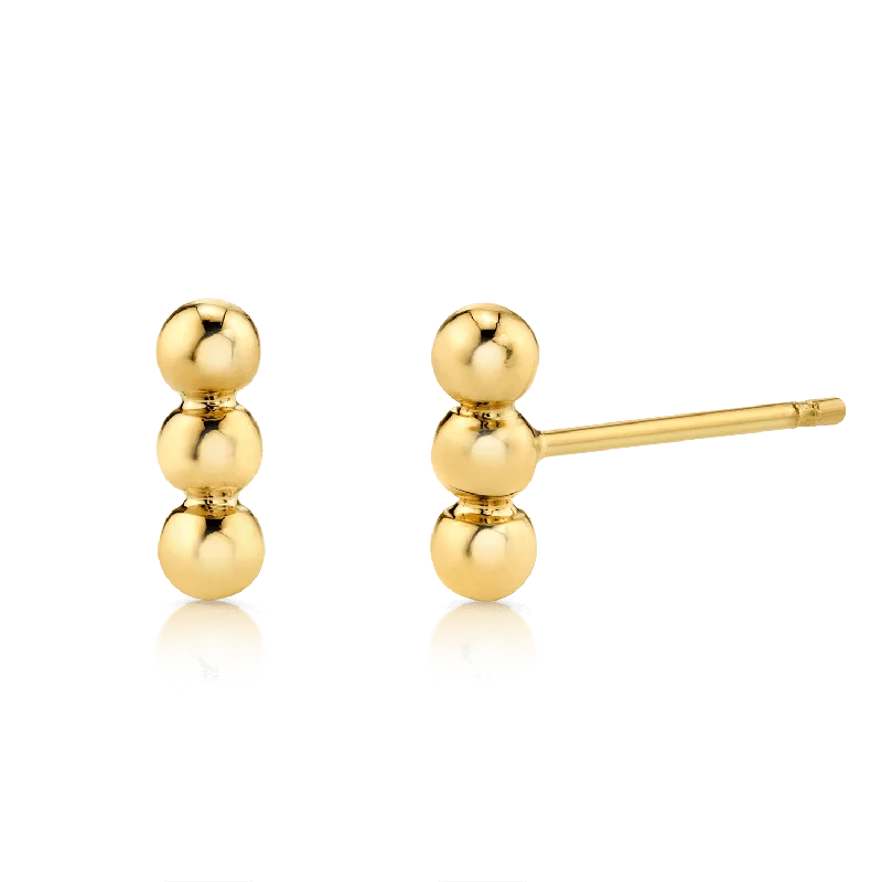 Trio Ball Earrings