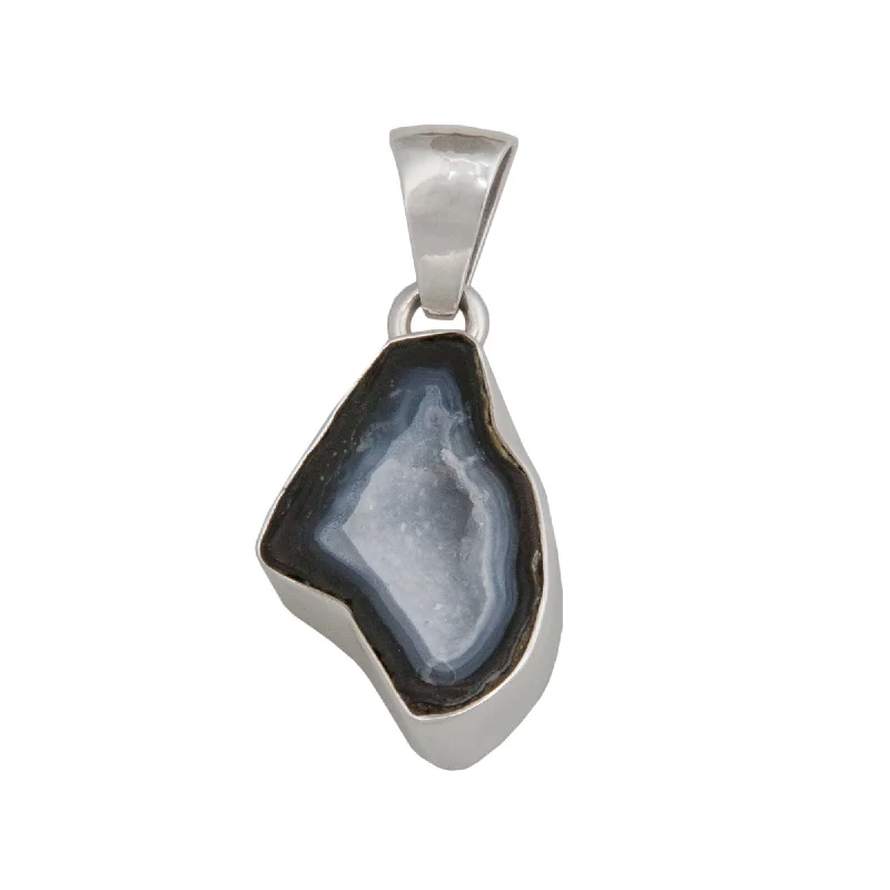 Sterling Silver Tabasco Geode Pendant